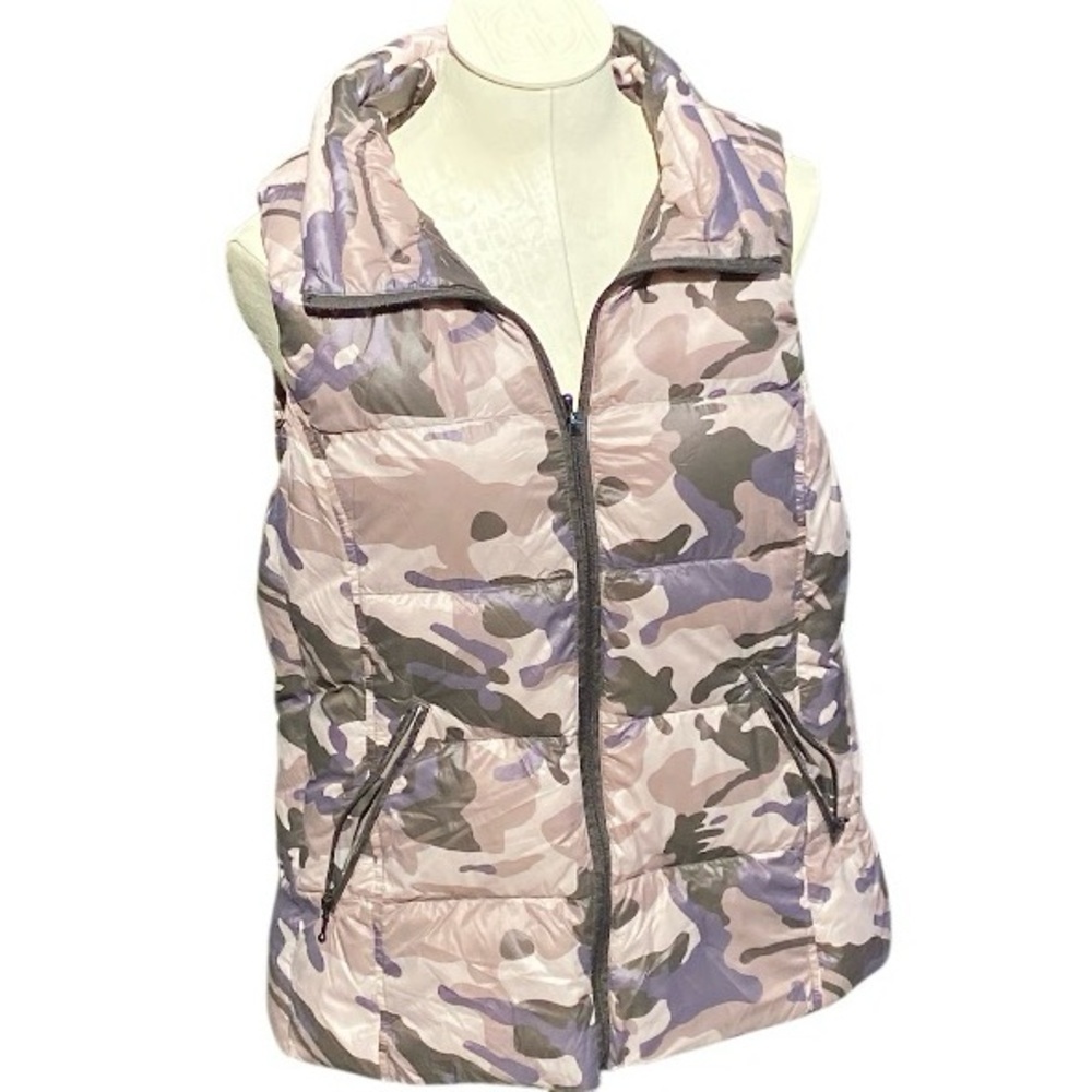 NWT Anorak Short Printed Down Vest size XL - Picture 4 of 8